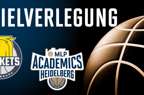 Spielverlegung der Partie EWE Baskets Oldenburg gegen MLP Academics Heidelberg
