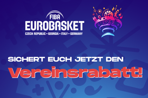 Kommt mit euren Teams zur FIBA EuroBasket 2022