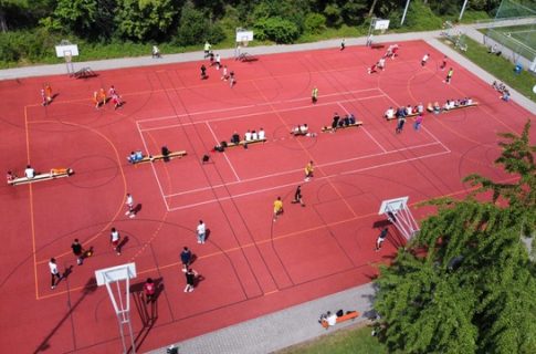 Basketball 3×3 Tour auf dem Freiplatz der SG Kirchheim